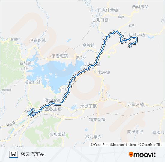 密50 bus Line Map