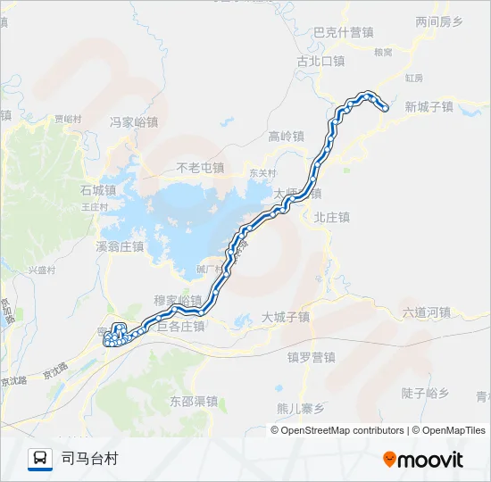 密51 Bus Line Map
