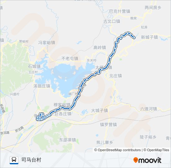 密51 bus Line Map