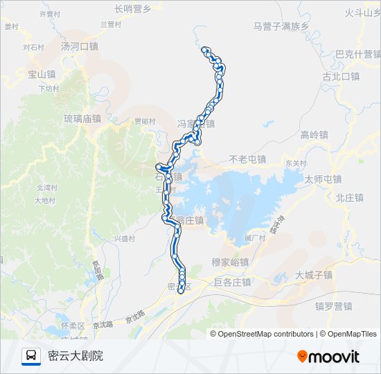 密60 bus Line Map