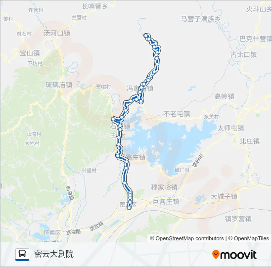密60 Bus Line Map