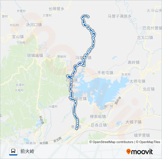 密61 Bus Line Map