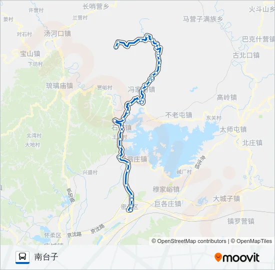 密62 Bus Line Map