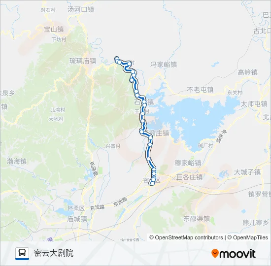 密63 Bus Line Map