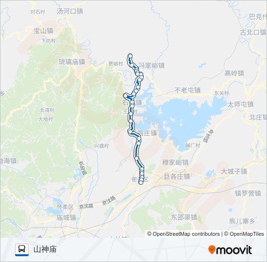 密65 bus Line Map