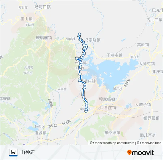 密65 Bus Line Map
