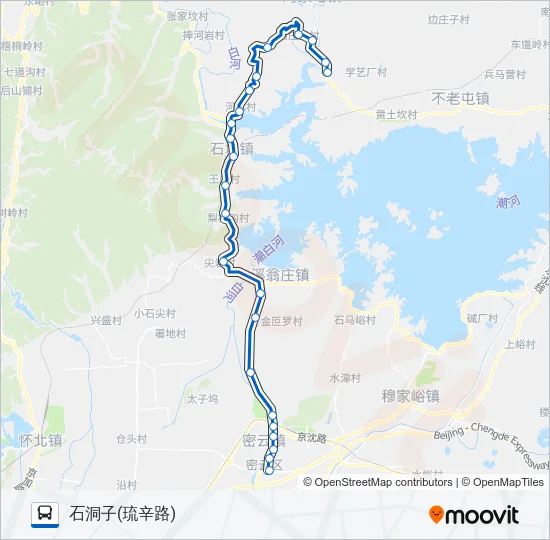 密66 Bus Line Map