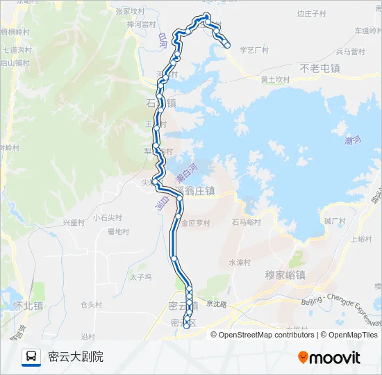 密66 Bus Line Map