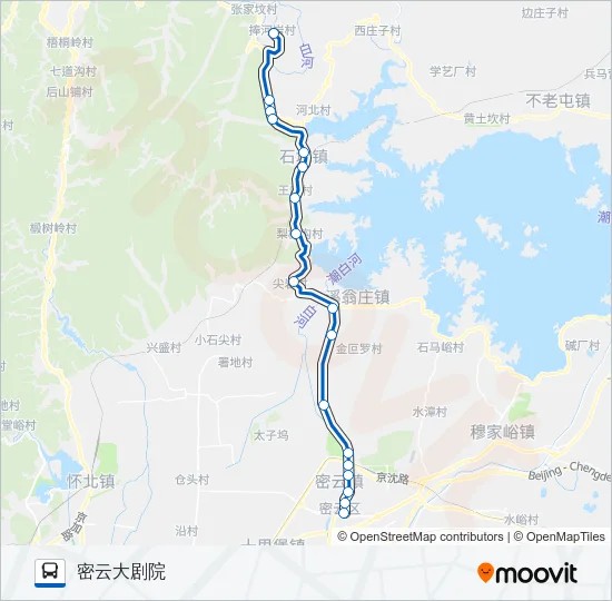 密67 Bus Line Map