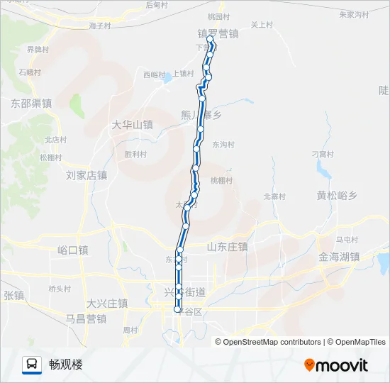 公交平11路的线路图