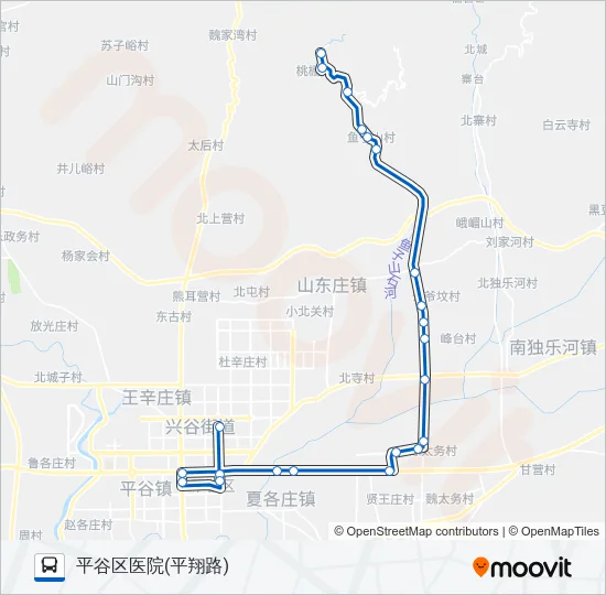 平12 Bus Line Map
