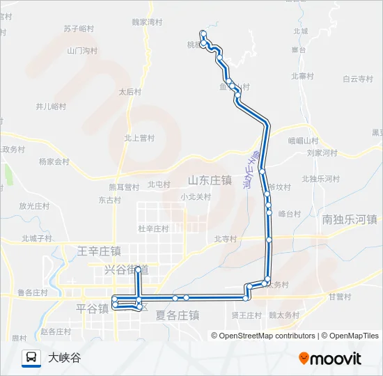 平12 Bus Line Map