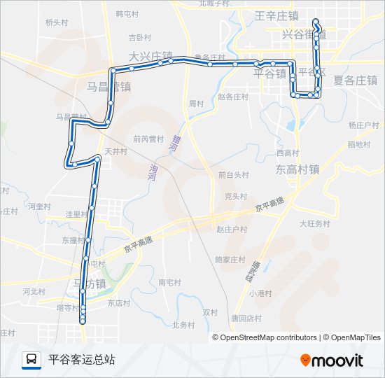 平15 bus Line Map