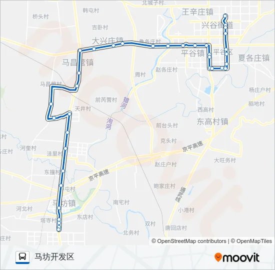 平15 Bus Line Map