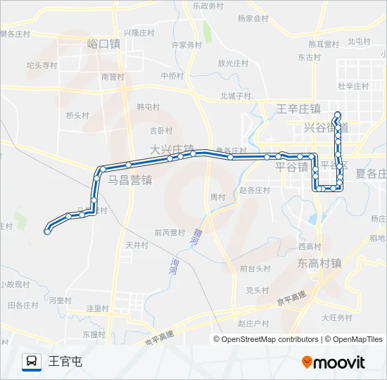 平17 Bus Line Map
