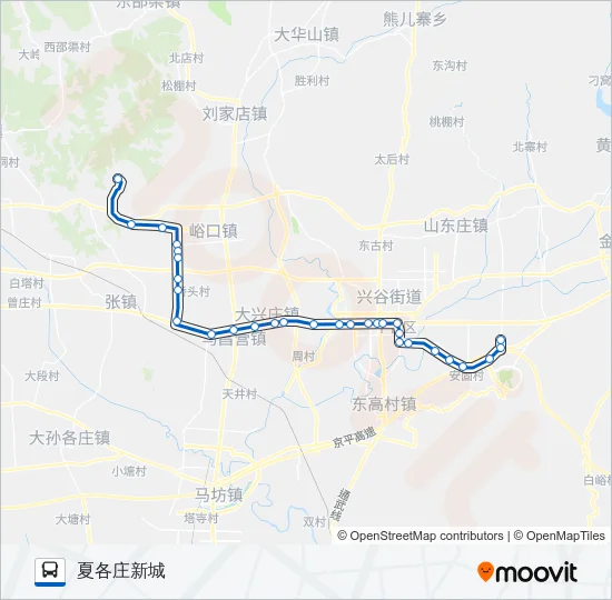 平18 Bus Line Map