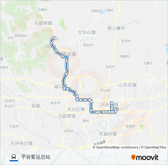 平19 Bus Line Map