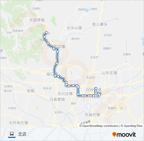 公交平19路的线路图
