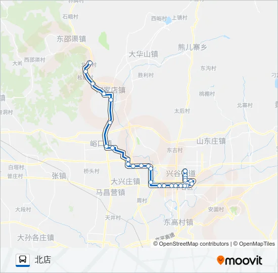平19 Bus Line Map