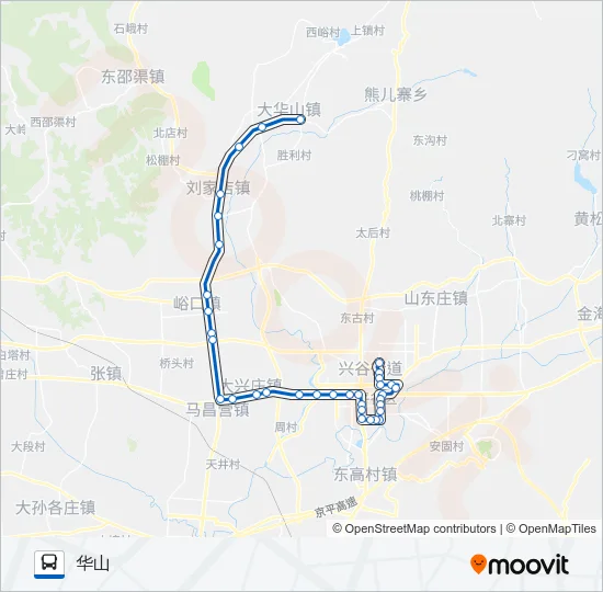 平20 Bus Line Map