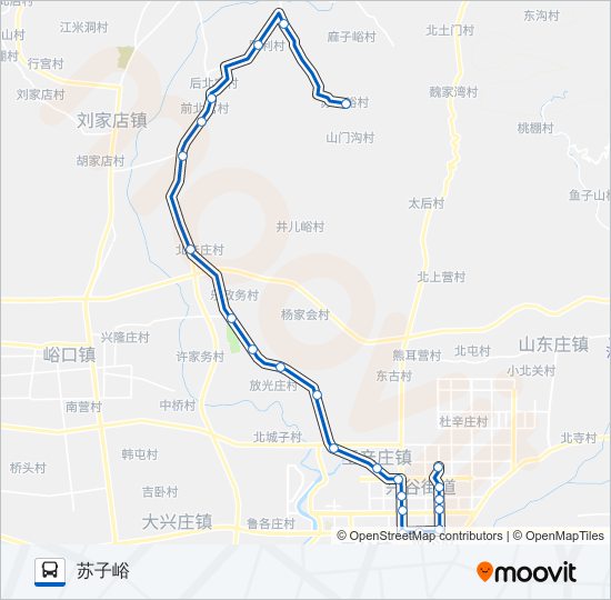 平21 bus Line Map