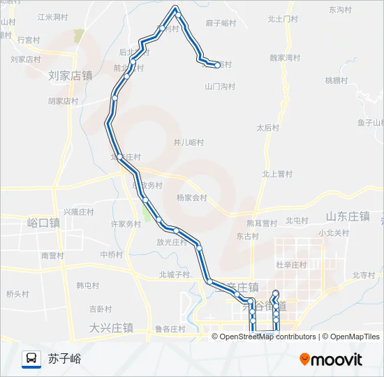 平21 Bus Line Map