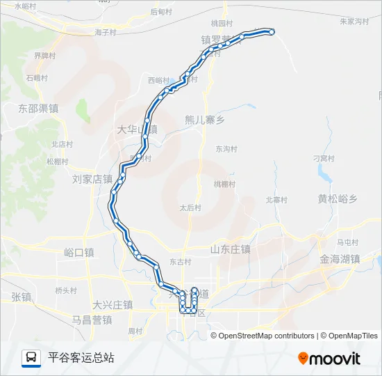 平22 Bus Line Map