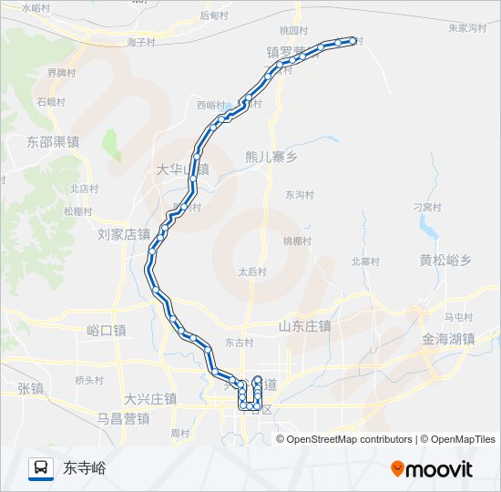 公交平23路的线路图