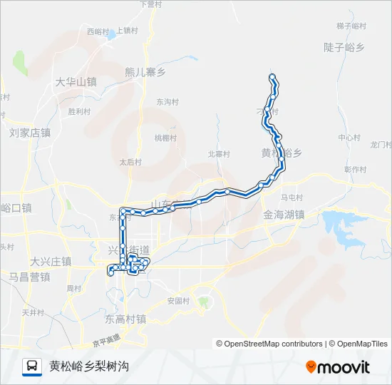 平25 Bus Line Map
