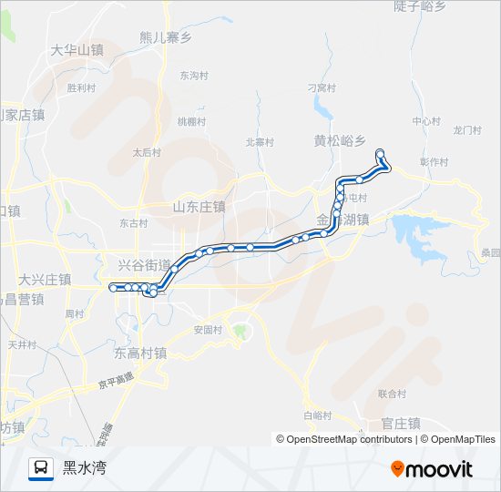公交平27路的线路图