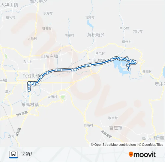 平28 Bus Line Map