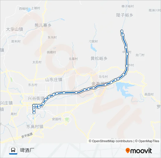 平29 Bus Line Map