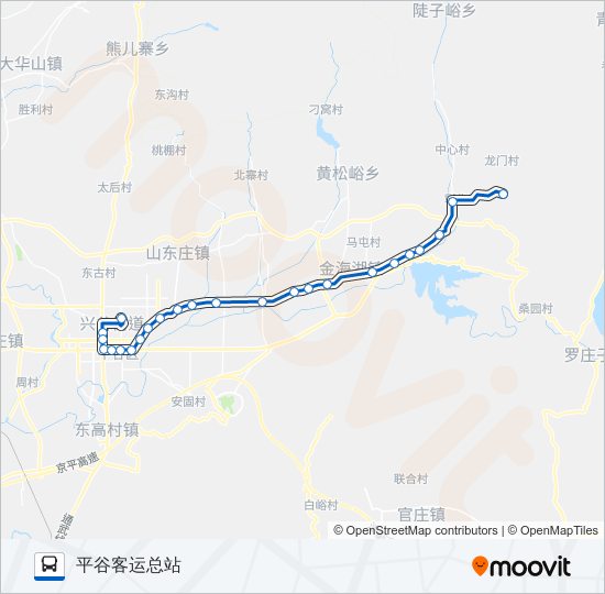 平30 bus Line Map