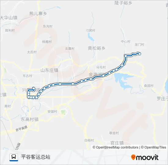平30 Bus Line Map