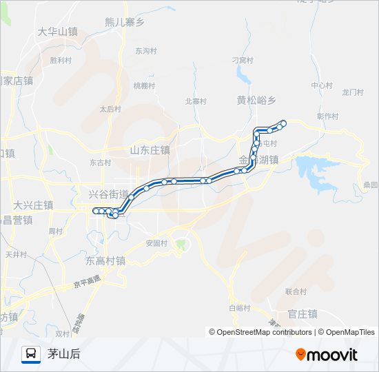 公交平31路的线路图