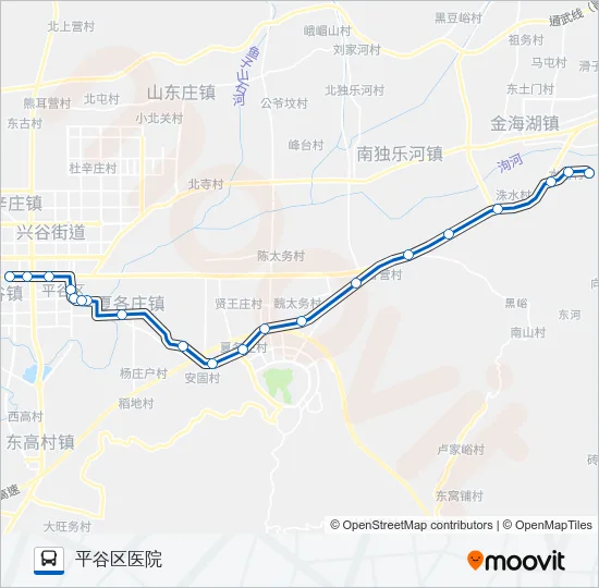 平32 Bus Line Map