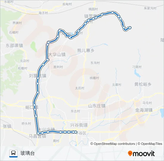 平34 Bus Line Map
