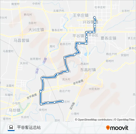 平36 Bus Line Map