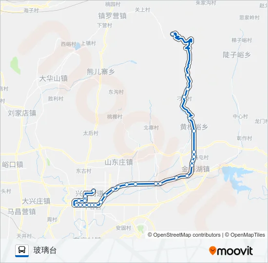 平38 Bus Line Map