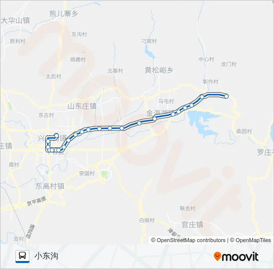 平40 Bus Line Map