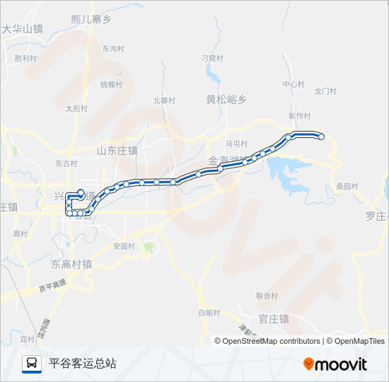 平40 bus Line Map