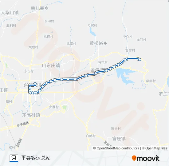 平40 Bus Line Map