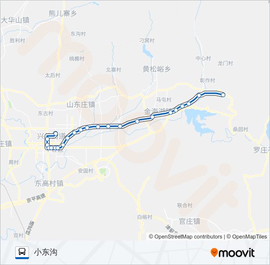 平40 bus Line Map