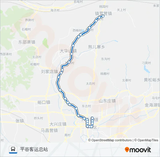 平41 Bus Line Map