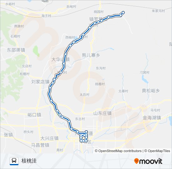 公交平42路的线路图