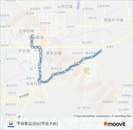 平44 Bus Line Map