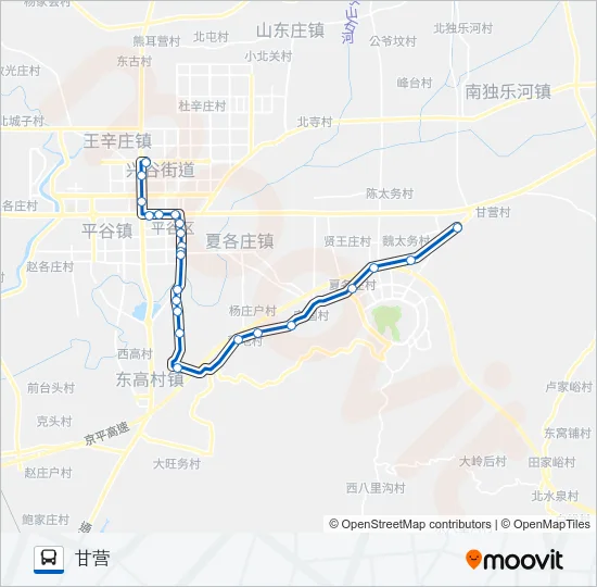 平44 Bus Line Map
