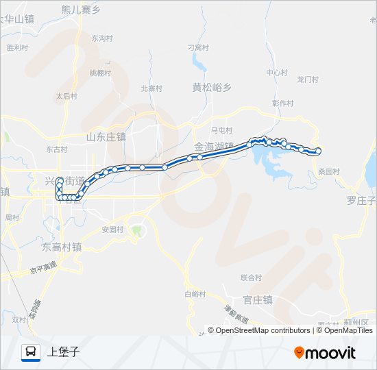公交平45路的线路图
