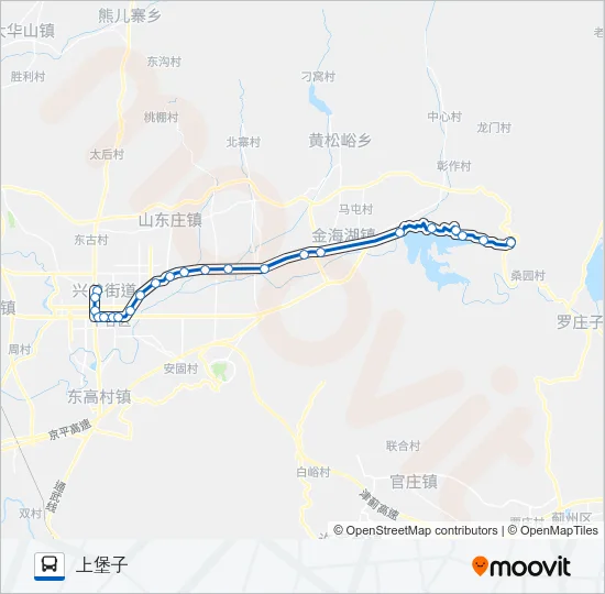 平45 Bus Line Map