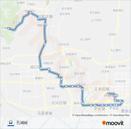 平46 Bus Line Map